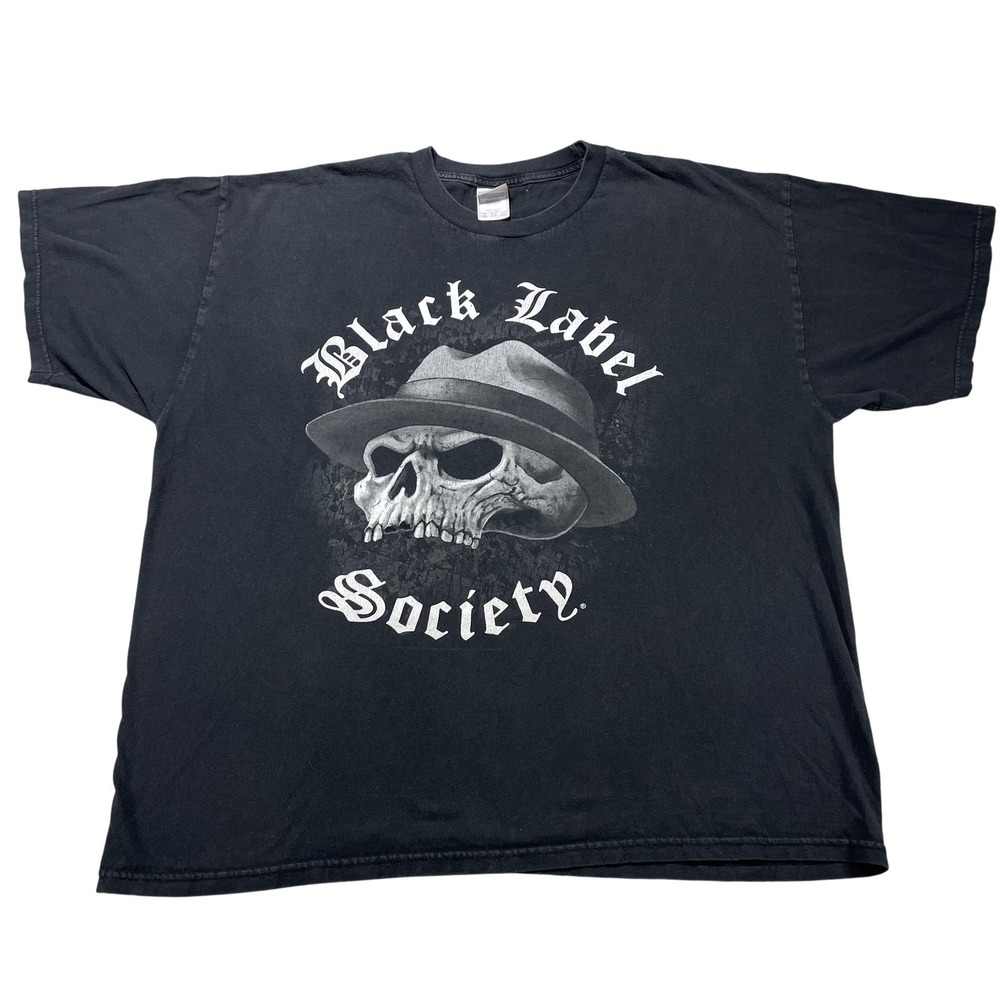 Black Label Society Shirt Mens 2XL Black Skull‎ Band Tee BLS Tennessee River VTG